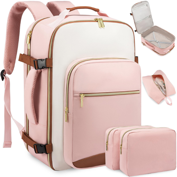 Sac à dos femme voyage - Saint-Exupéry - 3 cubes de rangement inclus