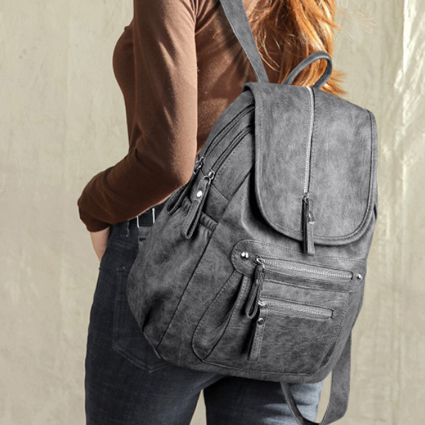 Sac à dos cuir femme - Montparnasse