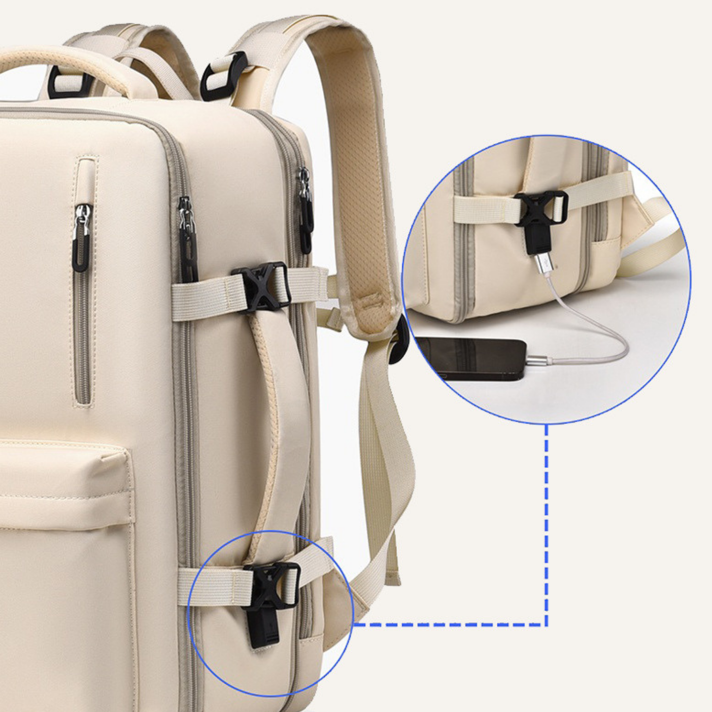 Sac à dos femme voyage - Roissy