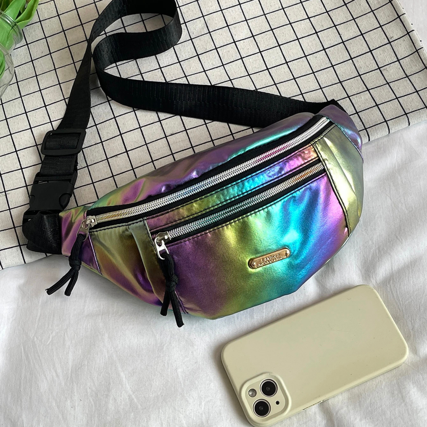 Sac banane iridescente femme - Nova