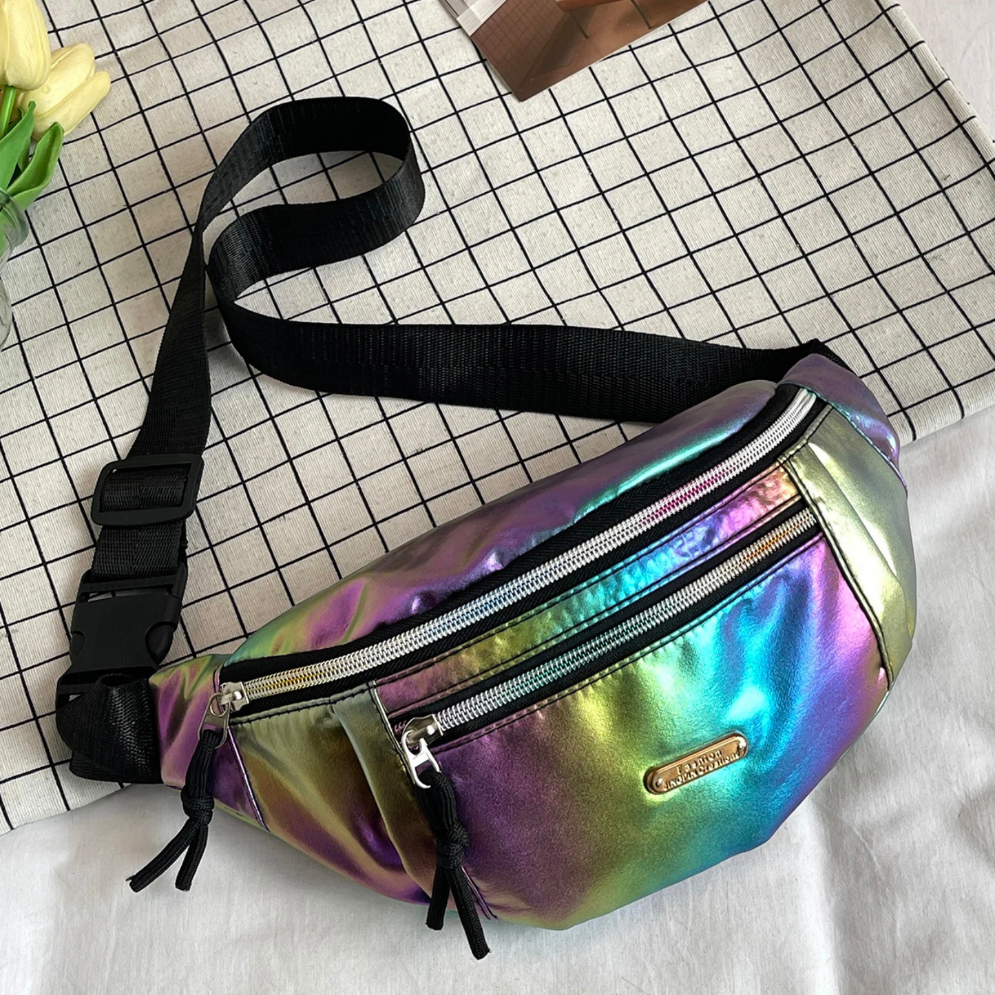Sac banane iridescente femme - Nova