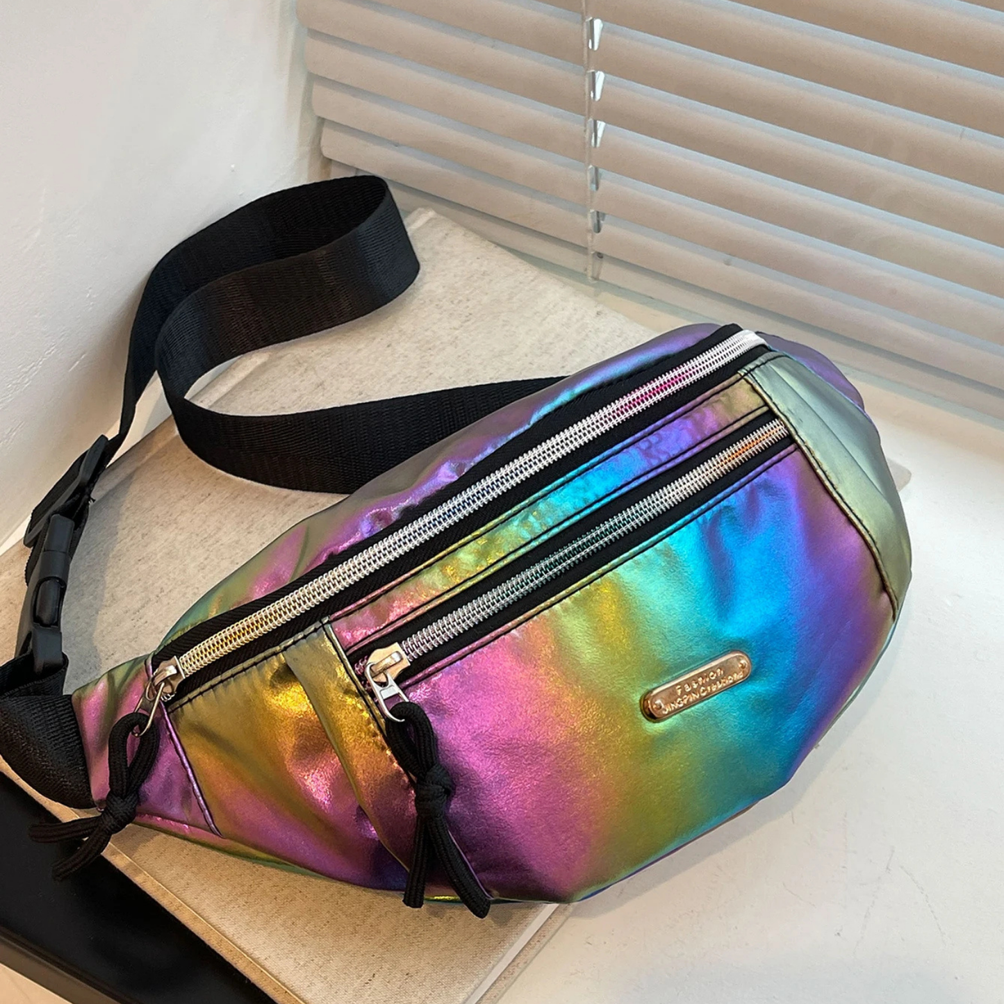 Sac banane iridescente femme - Nova