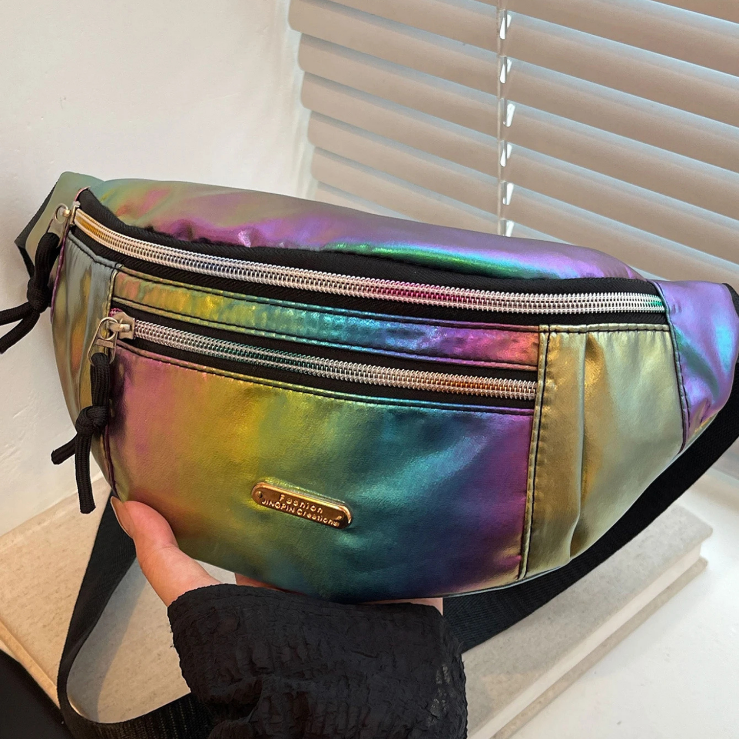 Sac banane iridescente femme - Nova
