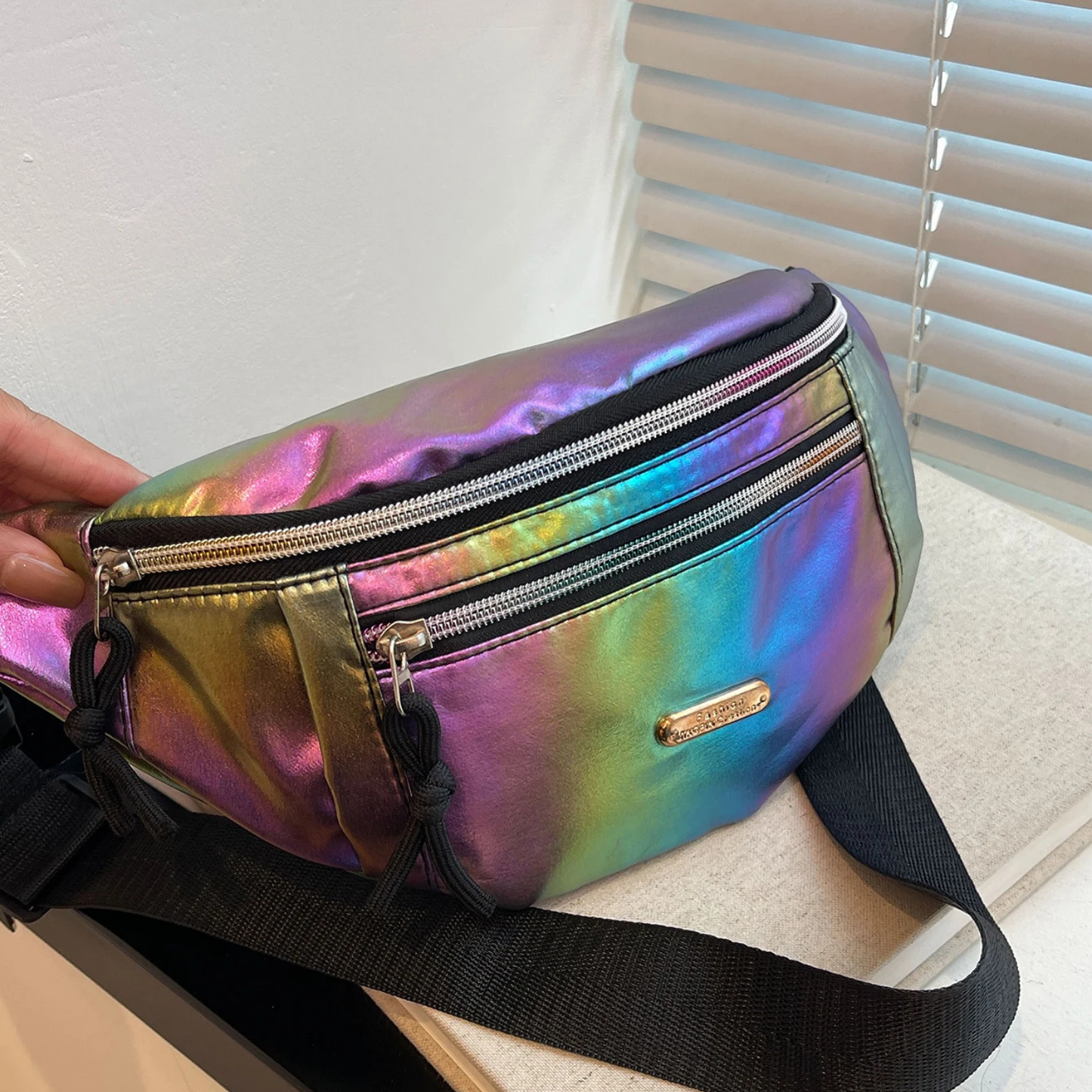 Sac banane iridescente femme - Nova