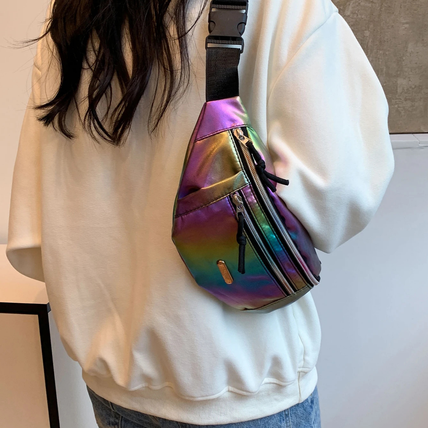 Sac banane iridescente femme - Nova