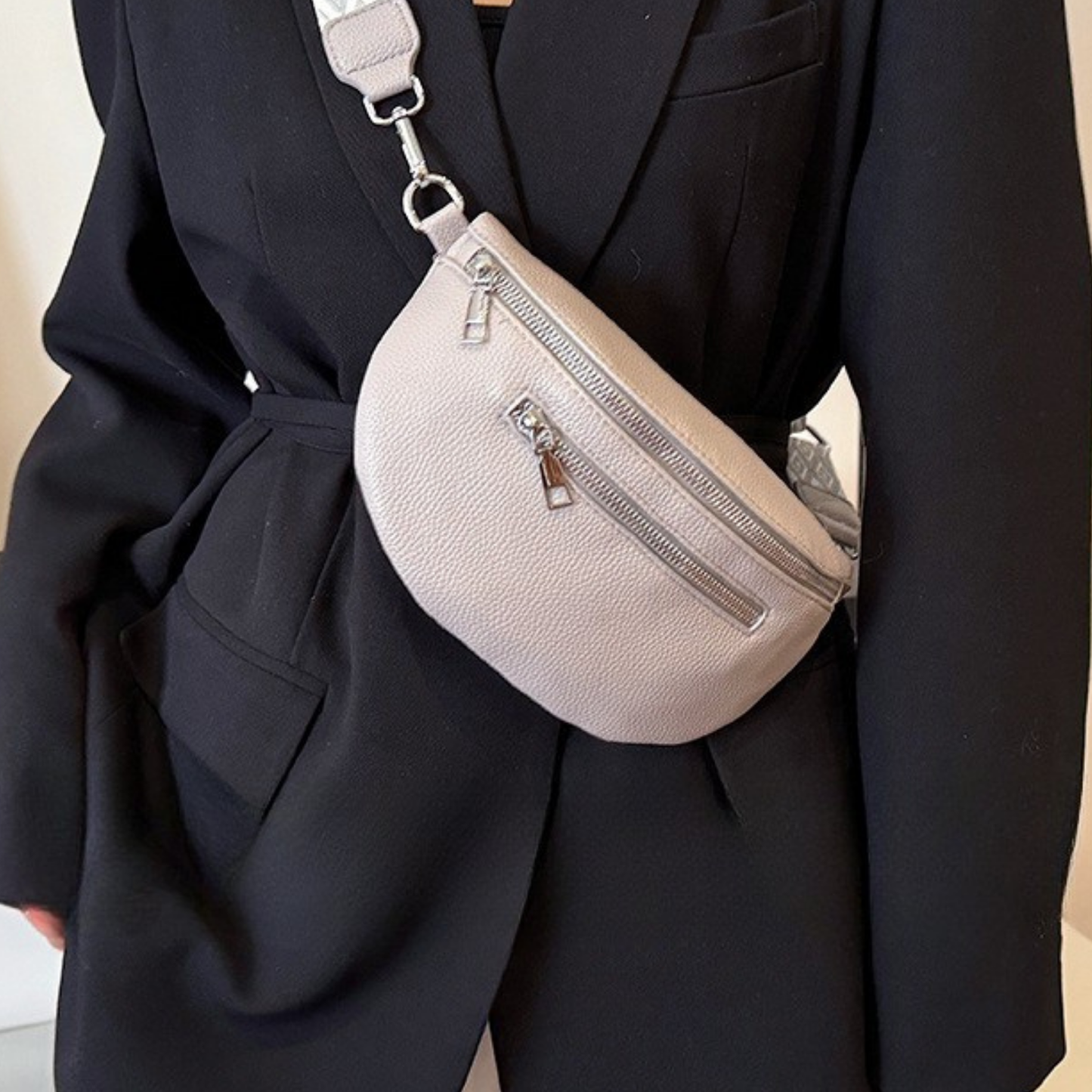 Sac banane en cuir femme - Belleville