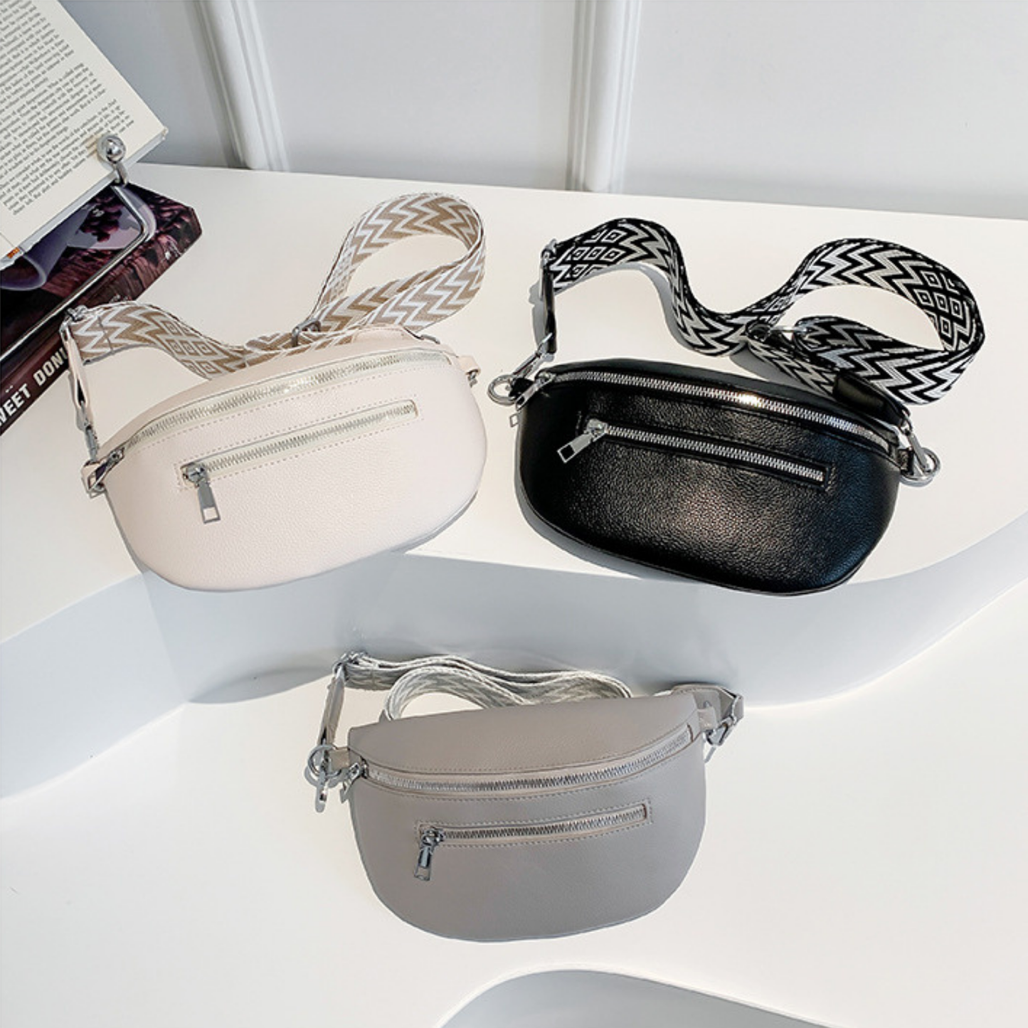 Sac banane en cuir femme - Belleville