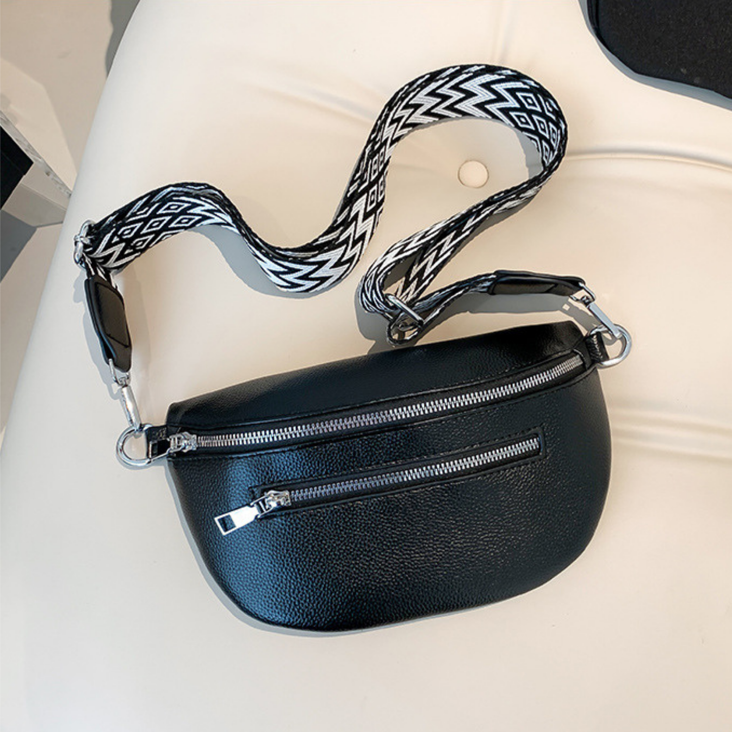 Sac banane en cuir femme - Belleville