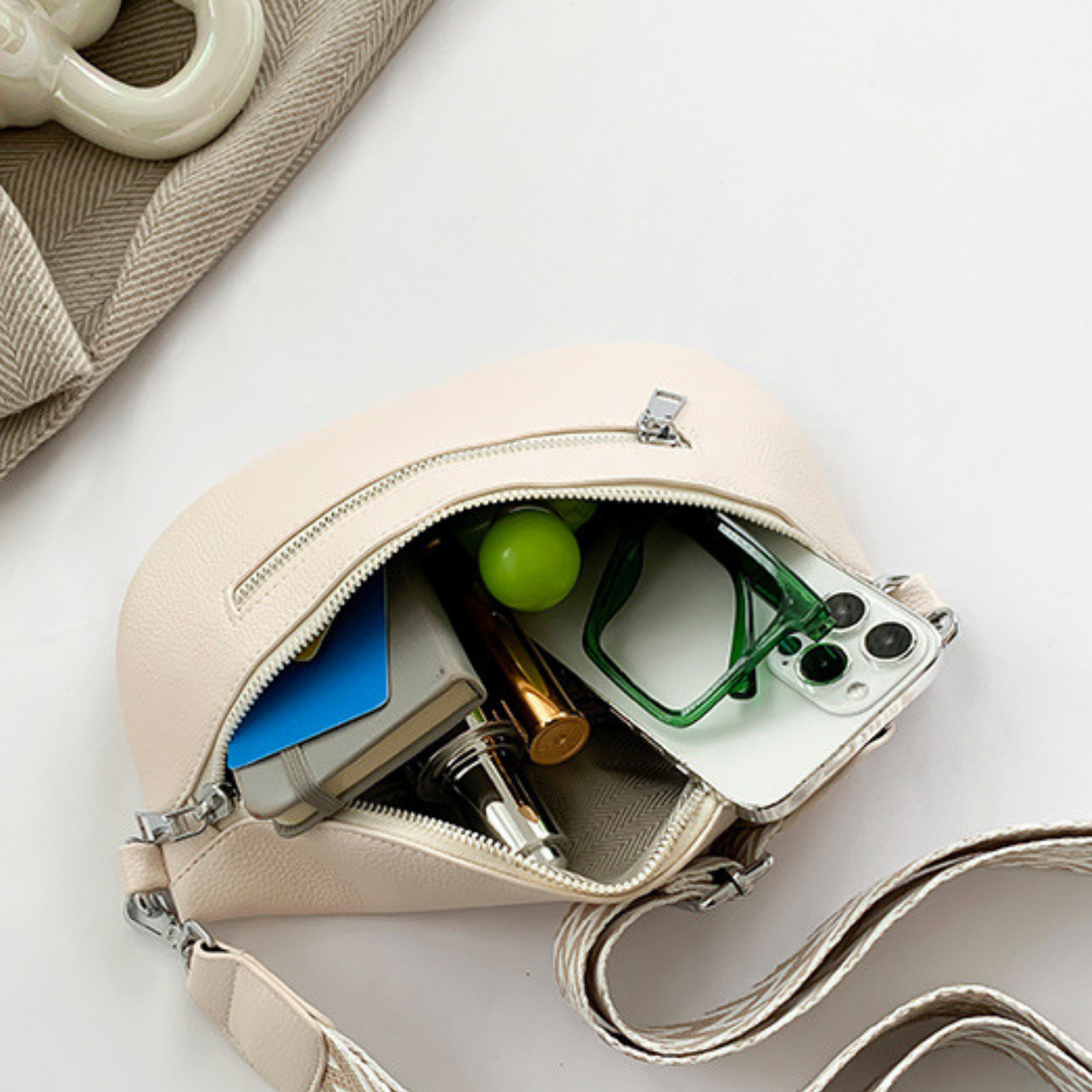 Sac banane en cuir femme - Belleville
