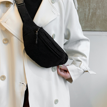 Sac banane velours côtelé femme - Villiers