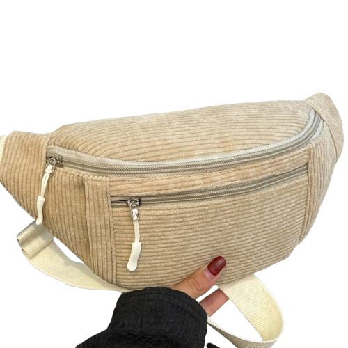 Sac banane velours côtelé femme - Villiers