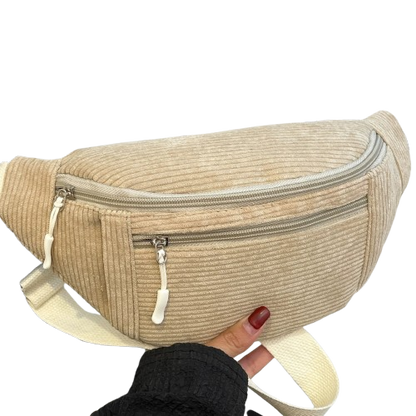 Sac banane velours côtelé femme - Villiers