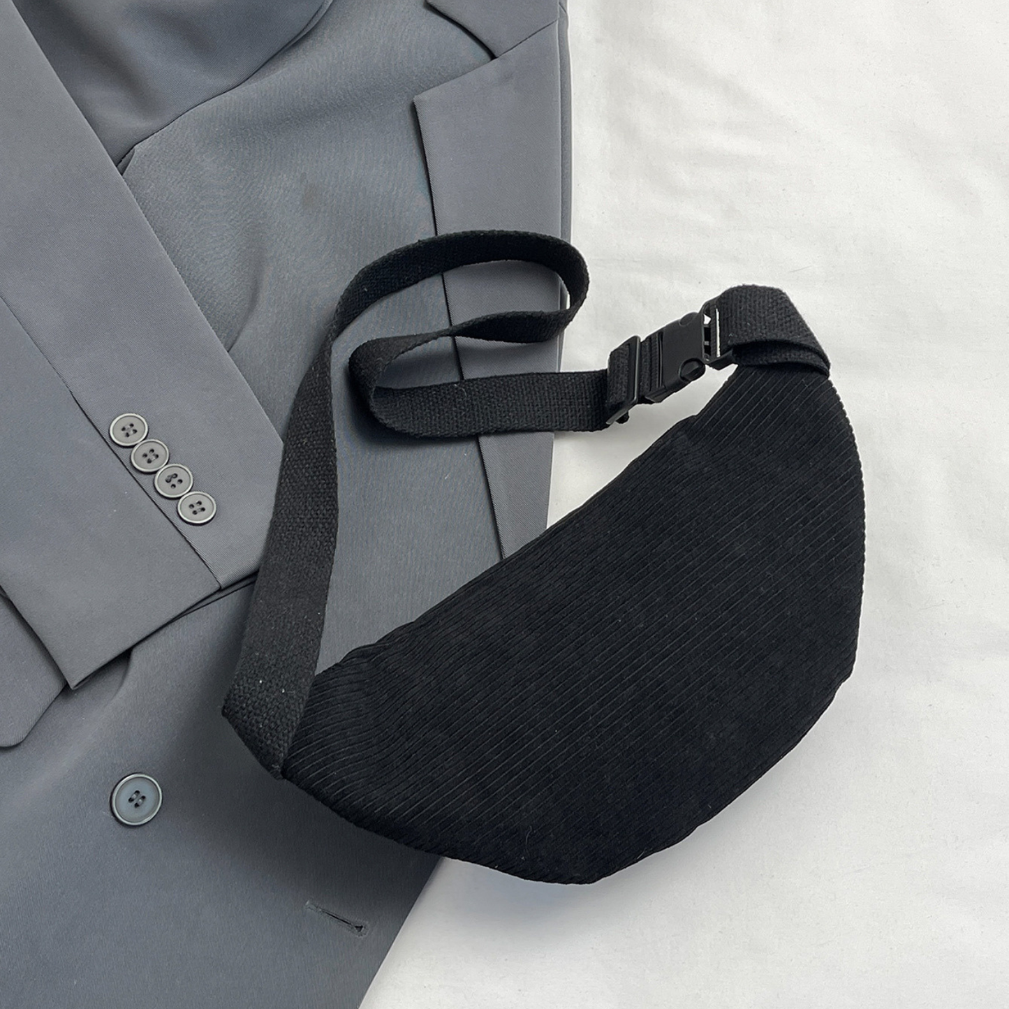 Sac banane velours côtelé femme - Villiers