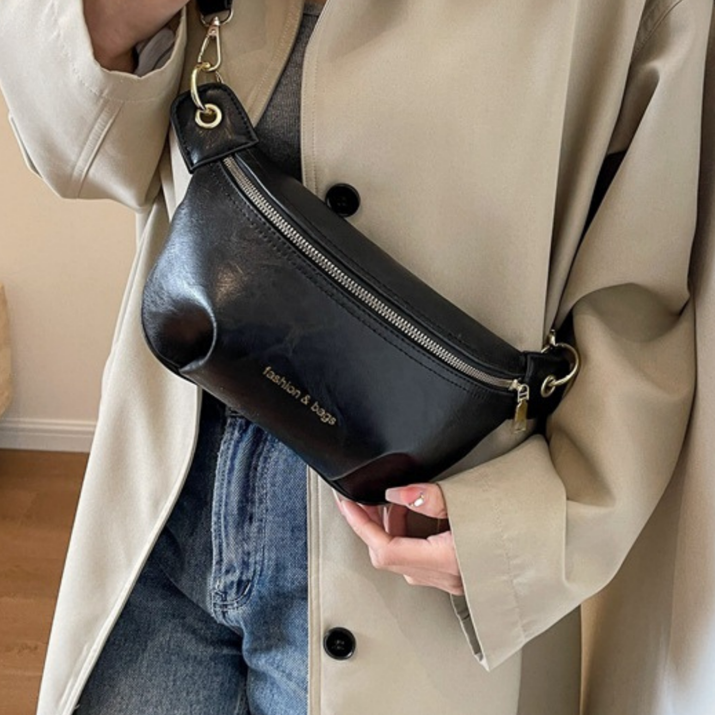 Sac banane cuir femme - Kensington
