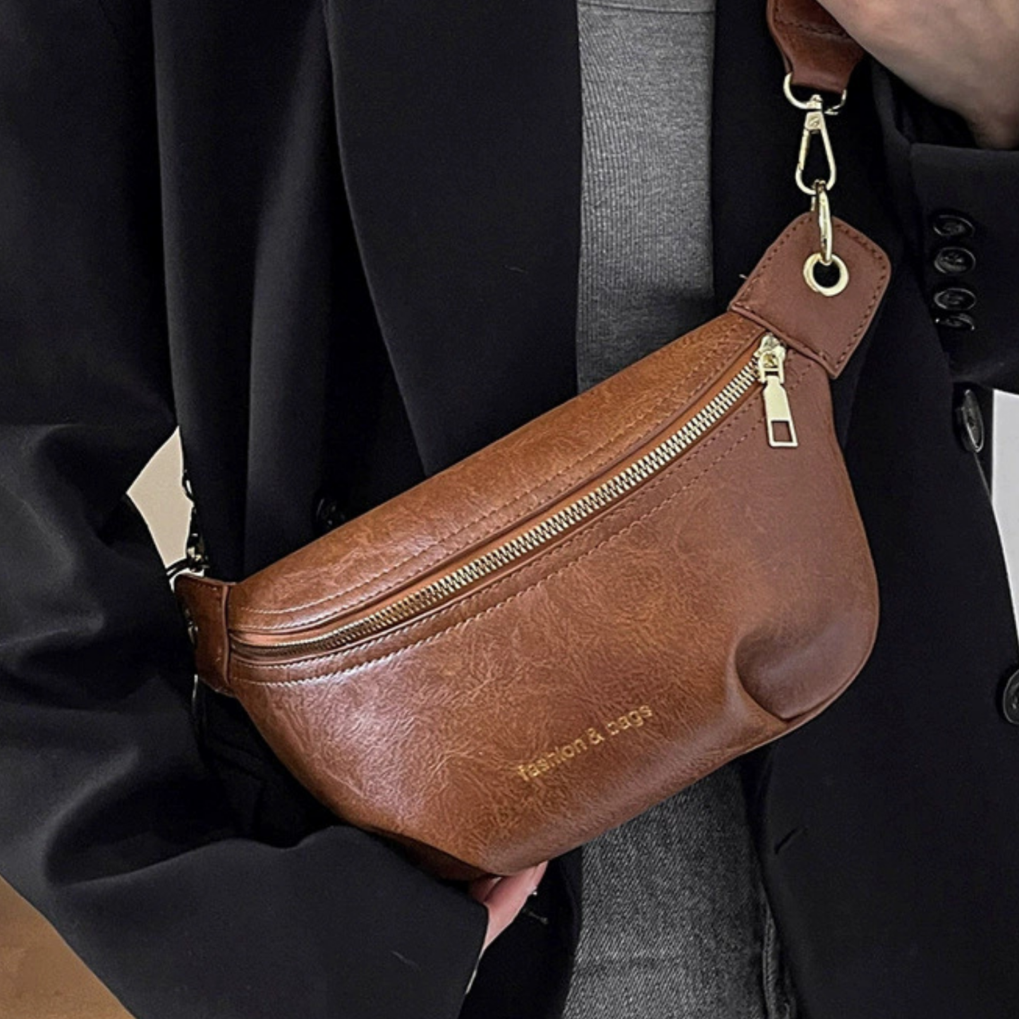 Sac banane cuir femme - Kensington