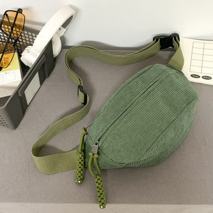 Sac banane velours côtelé femme - Mirabeau