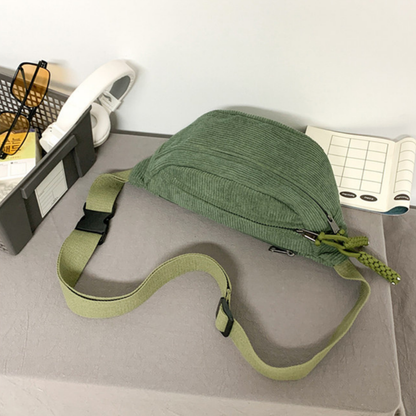 Sac banane velours côtelé femme - Mirabeau