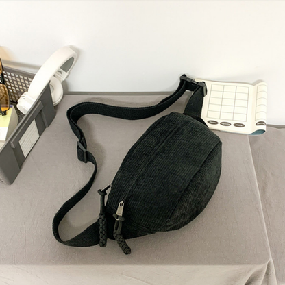 Sac banane velours côtelé femme - Mirabeau