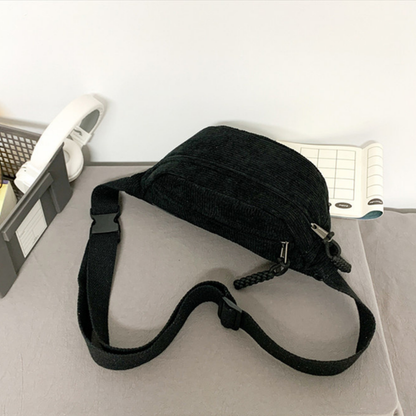 Sac banane velours côtelé femme - Mirabeau