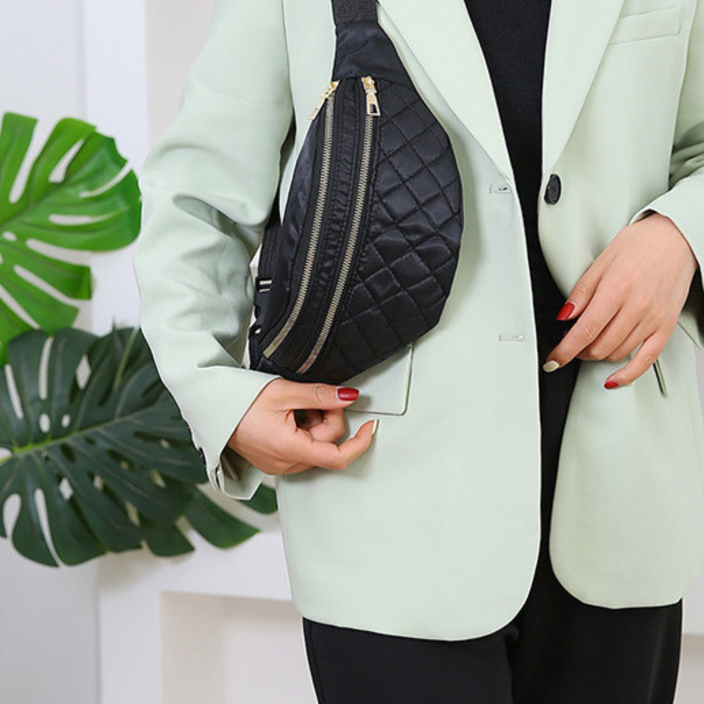 Sac banane tendance femme - Ternes