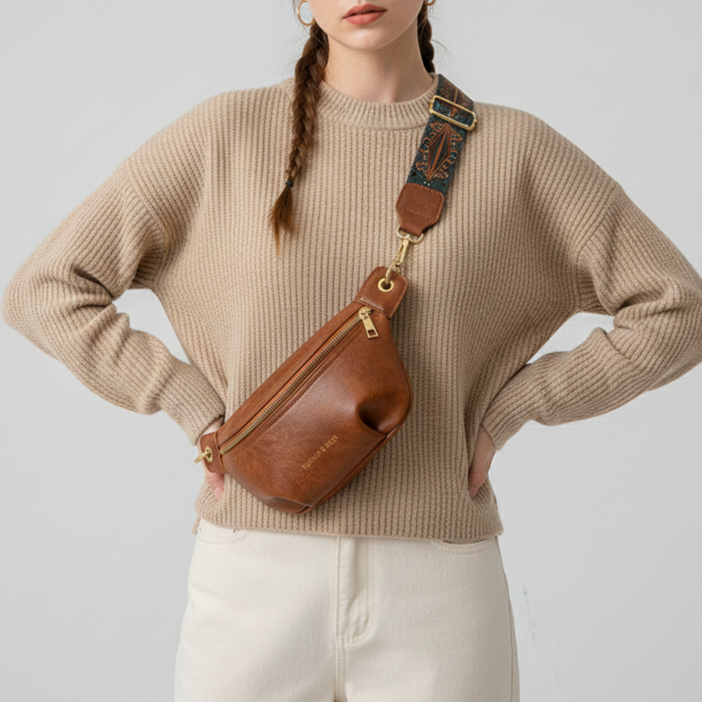 Sac banane cuir femme - Kensington